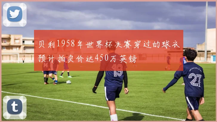 贝利1958年世界杯决赛穿过的球衣预计拍卖价达450万英镑
